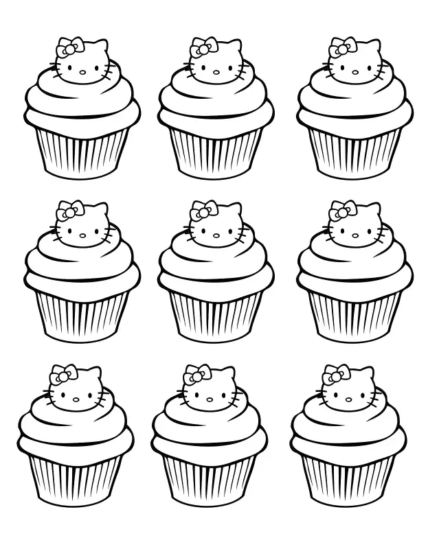 Hello Kitty coloring page 34