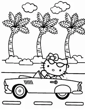 Hello Kitty coloring page 35