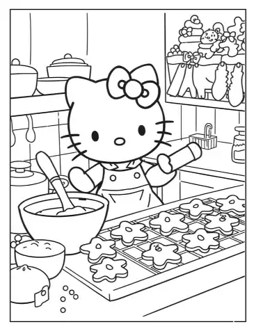 Hello Kitty coloring page 39