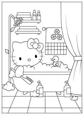 Hello Kitty coloring page 40