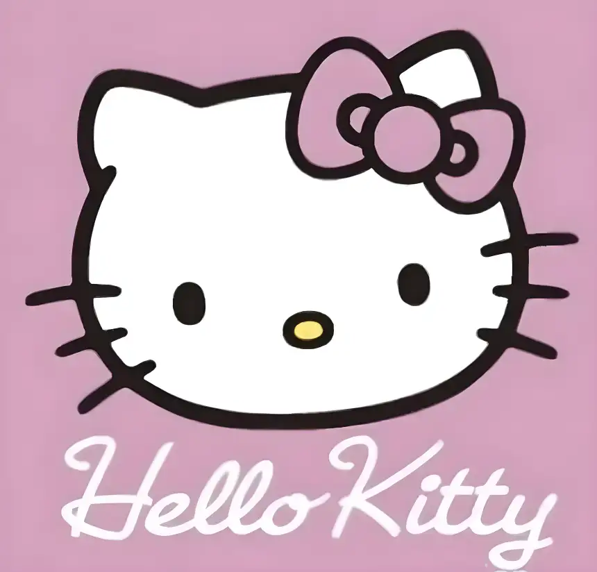 Hello Kitty coloring pages logo
